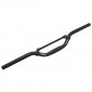 CINTRE VTT DEMI RELEVE UNO ALU AVEC BARRE DE RENFORT ARGENT 25,4mm HAUTEUR 50mm LARGEUR 610mm 3700948041420