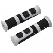 HAND GRIPS FOR MTB- PROGRIP 964 EVO BLACK/WHITE Ø22mm L120mm Pre-cut for 90 mm (PAIR) 0801766009067