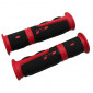 HAND GRIPS FOR MTB- PROGRIP 964 EVO BLACK/RED Ø22mm L120mm Pre-cut for 90 mm (PAIR)