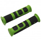 POIGNEE VTT PROGRIP 964 EVO NOIR/VERT Ø22mm L120mm PREDECOUPE POUR 90mm (PAIRE) 0801766073440