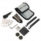KIT REPARATION CHAMBRE A AIR P2R RUSTINE AUTOCOLLANTES AVEC OUTIL MULTIFONCTION DEMONTE PNEU ET SACOCHE TRANSPORT 3700948040461