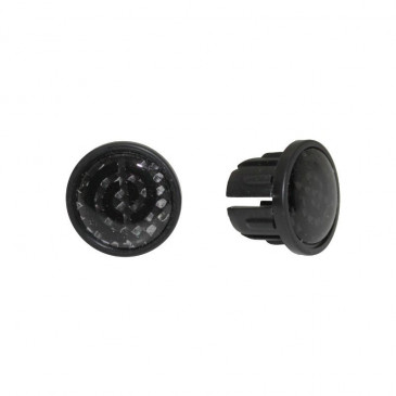 BOUCHON DE CINTRE ROUTE BIKE RIBBON CARBONE (PAIRE) 8027312002142