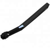 MUDGUARD FOR MTB-REAR- 26" ZEFAL DEFLECTOR RC50 POLYPRO -BLACK- COMPATIBLE 26"-28" AJUSTABLE Ø 25 to 32MM 3420582515018