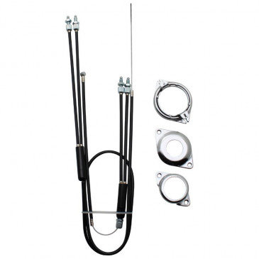 BRAKE GYRO KIT FOR BMX - P2R - WITH UPPER and LOWER CABLES- FOR PIVOT Ø 1" ( external Ø 25.4mm ) 3700948045459