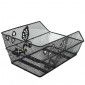 REAR BASKET- STEEL MESH- BASIL CENTO FLOWER BLACK (47x31x21cm) 8715019111754