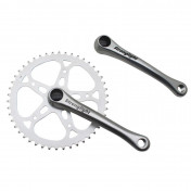 CHAINSET FOR URBAN BIKE- STRONGLIGHT SL55 -ALUMINIUM- -SILVER- 170mm 46T. CHAIN 2.38 (TAPERED SQUARE 115mm) 3700223707362