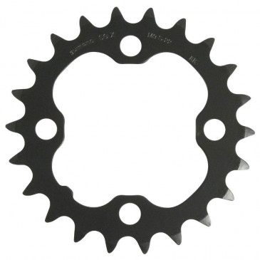 CHAINRING FOR MTB-FOR TRIPLE- 22T. Internal SHIMANO DEORE M590/LX 9 Speed BLACK -4 ARMS- 4524667360230
