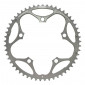 PLATEAU ROUTE 5BRA D.130 STRONGLIGHT 53DTS EXTERIEUR ARGENT ALU 7075 TYPE SHIMANO 9/10V. 3700223700301