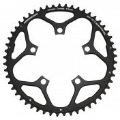 CHANRING FOR ROAD BIKE-5 arms- 53T. Ø110 -OUTER- BLACK -ALUMINIUM- STRONGLIGHT 9/10 Speed (SHIMANO TYPE) 3700223704378