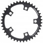 CHANRING FOR ROAD BIKE-5 arms- 40T. Ø110 "INNER" BLACK -ALUMINIUM- STRONGLIGHT(SHIMANO TYPE) 9/10 Speed 3700223703241