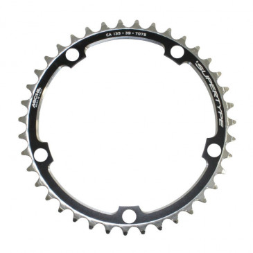 PLATEAU ROUTE 5BRA D.135 MICHE 39DTS INTERIEUR POUR CAMPAGNOLO ALU NOIR ALU (AXE CARRE) 9/10V. 8058258290584