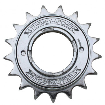 ROUE LIBRE 1V. SUNRACE / STURMEY ARCHER 17D. ARGENT CHAINE 3.30 - 1/2"x1/8" (EN BOITE)