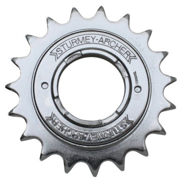 FREEWHEEL 1 Speed SUNRACE 19T. SILVER -FOR CHAIN 3.30 - 1/2"x1/8" - In box.