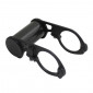 SUPPORT COMPTEUR CARBONE POUR CINTRE 31,8mm NOIR 32g (LARGEUR 45mm ET DIAMETRE 25mm) 3700948043684