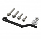 ANTI-SAUT DE CHAINE VELO P2R PATTE ANTI-DERAILLEMENT POUR PEDALIER 53-39/50-34 ALU NOIR 3700948044452