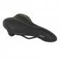 SELLE ROYAL LOOKIN TREKKING MODERATE GEL VISIBLE AVEC PROTECTION LATERALE ET ELASTOMERE NOIR 269x198mm 620g