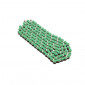 CHAIN FOR MOTORBIKE ON ROAD YBN 420 REINFORCED - GREEN -134 LINKS