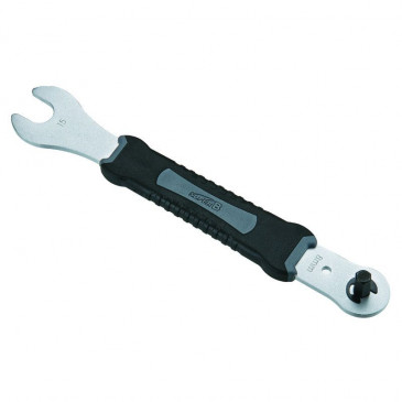 PEDAL SPANNER 15mm + HEX END 8x10mm -SUPER B PROFESSIONAL- 3700948151013