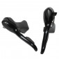 SHIFTERS SET FOR ROAD BIKE - MICROSHIFT 7 SPEED- DOUBLE -ALUMINIUM- -BLACK- (PAIR) COMPATIBLE SHIMANO 3700948075289