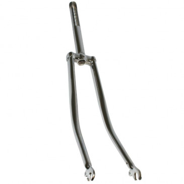 FORK FOR URBAN BIKE 650B STEEL CHROME RIGID CURVED THREADED
