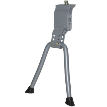 CENTER STAND FOR BICYCLE - DOUBLE LEG- P2R 24-28" REINFORCED - ADJUSTABLE - ALUMINIUM - SILVER 3700948041031