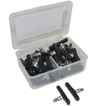 PORTE PATIN FREIN VTT A VIS DEPORTE NEWTON 72mm NOIR (COFFRET DE 25 PAIRES) 3700948073896