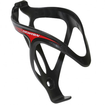 BOTTLE CAGE- NEWTON N2 COMPOSITE BLACK / RED (SOLD PER UNIT- ON CARD)