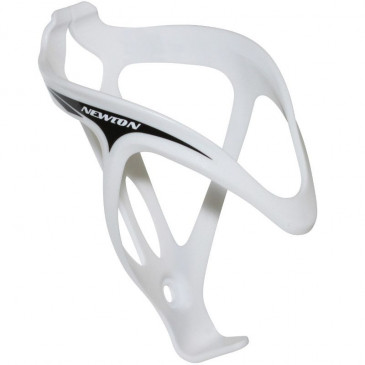 BOTTLE CAGE- NEWTON N2 COMPOSITE WHITE / BLACK (SOLD PER UNIT- ON CARD)