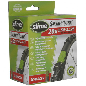 INNER TUBE FOR BICYCLE 20 x 1.50-2.125 SLIME - SCHRADER VALVE WITH PUNCTURE SEALANT
