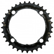 CHAINRING FOR MTB- Ø104 - 4arms-FOR DOUBLE or TRIPLE- 33T. SRAM 10 Speed BLACK . FOR 3X10 0710845660597