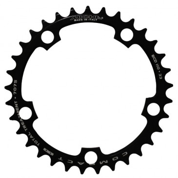 PLATEAU ROUTE 5BRA D.110 MICHE 33DTS INTERIEUR TYPE SHIMANO ET CAMPAGNOLO ALU NOIR 9/10V. 8056772578690