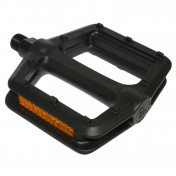 FLAT PEDAL FOR BMX- -RESIN-NEWTON BLACK 9/16" - 111x105x25mm (PAIR) 3700948072134