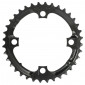 CHAINRING FOR MTB- Ø104 - 4arms-FOR TRIPLE- 36T. middle. Ø104 SHIMANO DEORE M590 9 Speed BLACK . 4524667352563