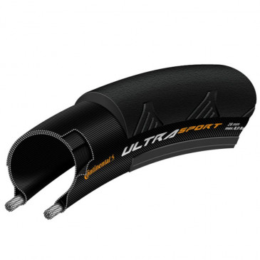 TYRE FOR ROAD BIKE - 700 X 23 CONTINENTAL ULTRA SPORT 3- BLACK -FOLDABLE(23-622) 4019238026641