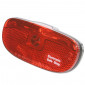 TAILLIGHT ON DYNAMO - ON CARRIER- SPANNINGA SAFE - WITH STEADY LIGHT WHEN STOPPED- CENTRES 50MM + 80MM (SOLD IN BULK) BLACK 3700948102497