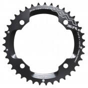 CHAINRING FOR MTB-FOR DOUBLE- 39T. Ø120 -4 arms- FOR SRAM X0-XX OUTER BLACK -ALUMINIUM- MICHE 8056772579413