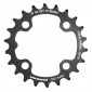 CHAINRING FOR MTB 22T. Ø64 2X10 "INNER" BLACK STRONGLIGHT -4 ARMS- SRAM XO+SHIMANO (EXCEPT XT/XTR) NON THREADED - thickness 3,5mm 3700223710911