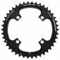 PLATEAU VTT 4BRA D.104 POUR SRAM XO FILETE 10V. STRONGLIGHT DOUBLE 42DTS EXTERIEUR NOIR - EPAISSEUR 5mm FILETE 10V. 3700223710829