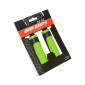 POIGNEE VTT NEWTON BI-MATIERE VERT/NOIR L130mm (PAIRE) 3700948073414