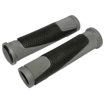 HAND GRIPS FOR MTB- NEWTON DUAL COMPOUND- GREY/BLACK L130mm (PAIR) 3700948073377
