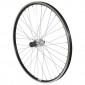 WHEEL FOR MTB- 26" P2R REAR BLACK DOUBLE-WALLED - ALUMINIUM HUB - QUICK RELEASE CASSETTE 9/8 Speed 0000000026024
