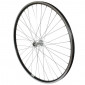 WHEEL FOR TREKKING BIKE- 700X35 FRONT P2R -ALUMINIUM BLACK DOUBLE-WALLED - ALUMINIUM HUB - -QUICK RELEASE- 0000000028004