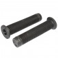 HAND GRIPS FOR BMX- BLACK WITH RING- SUPER COMFORT L140 mm (PAIR)