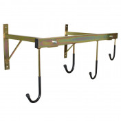 PRESENTOIR/SUPPORT VELO MURAL OFFICINE PAROLIN POUR 4 VELOS FIXATION SUR ROUE (76x45cm) -GIST- 8013271011790