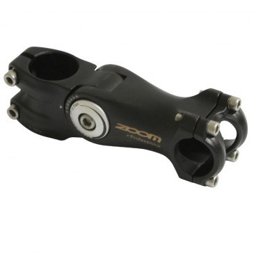 POTENCE VTT/VTC P2R REGLABLE NOIR 25.4 L 105mm POUR PIVOT FOURCHE 1"1/8 CAPOT NOIR 3700948045404