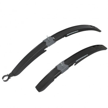 GARDE BOUE CITY/VTC RAPIDE 28" POLISPORT MISSISSIPI NOIR AV+AR POUR V-BRAKE/DISQUE (PAIRE) 5604415027666