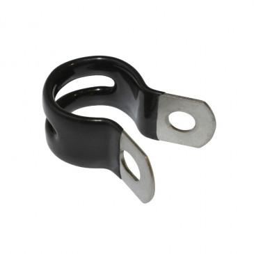 MOUNTING CLAMP FOR PANNIER RACK P2R ALUMINIUM BLACK Ø. 16MM (pack OF 10 )