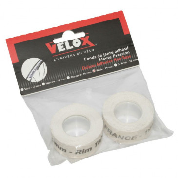 FOND DE JANTE VELOX TRESSE ADHESIF EN 19mm LONGUEUR 2M (2 PIECES SUR CARTE) 3660429697112