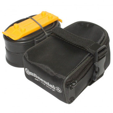 SADDLE BAG FOR BICYCLE -CONTINENTAL FOR MTB 27,5" WITH INNER TUBE 27,5 PRESTA + 2 TYRE LEVERS 4024066653105