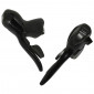 LEVIER/MANETTE ROUTE PATIN MICROSHIFT 7V. TRIPLE ALU NOIR COMPATIBLE SHIMANO (PAIRE SACHET POUR ATELIER) 3700948075272